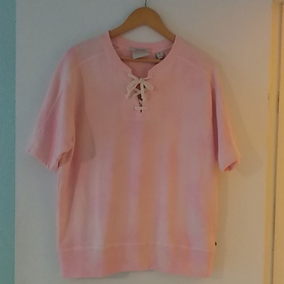 Scotch Soda Beach Freaks Tie Dye Short Sleeve Athleasure Beach Sweatshirt Sz L - Picture 1 of 7